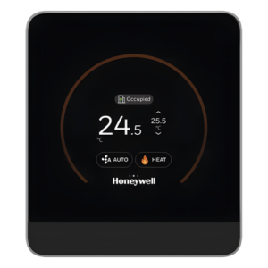 Módulo de pared con pantalla táctil capacitiva para temperatura y humedad, comunicación Sylk, BACnet MS/TP y Modbus RTU, serie TR100