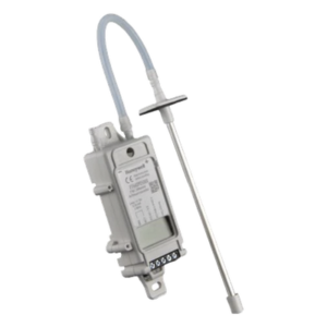 Transmisor de presión diferencial de aire para HVAC, universal, 4 rangos seleccionables 1 a 10 in WC, con sonda estática integrada o remota y display LCD