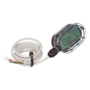 Detector de fuga de agua con relevador DPDT, alimentación externa 24 Vac o 11-27 Vdc, gabinete sumergible IP68