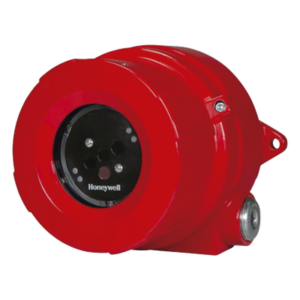 Detector de llama industrial triple infrarrojo IR3 con anillo LED de estado, campo de visión de 90° y alcance hasta 60 m