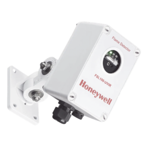Detector de flama UV/IR para zonas de riesgo, alcance de 25 m, salida 4-20 mA, certificado ATEX, FM y EN54-10, color blanco
