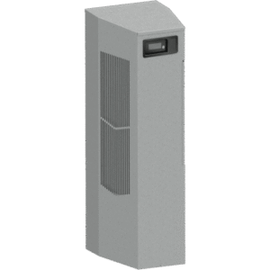 Aire Acondicionado Narrow SpectraCool Interior / 8000 BTU / 115 Vca / 1 Fase / Refrigerante R513A / Acero / Gris Claro RAL 7035 / NEMA 4 / 3R / -40 a 55°C / Montaje Muro Lateral