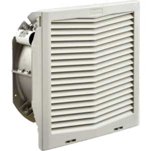 Ventilador Con Filtro de Montaje Lateral HF13, Con Flujo de Aire de 197 CFM, 115 Vca, Color Gris Claro