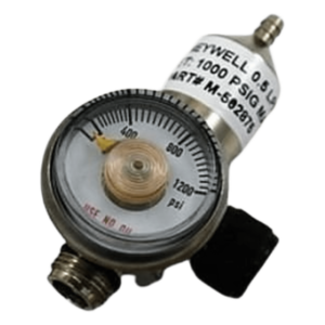 Regulador de gas de calibración con flujo ajustable a 0.5 L/min para cartuchos de sensor de la serie E3Point