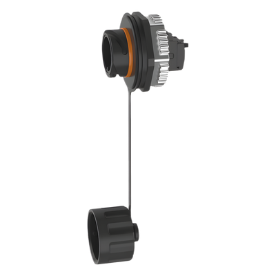 Conector Jack RJ45 de Uso Industrial Estilo TG, Categoría 6A, Con Tapa Protectora, Protección IP67