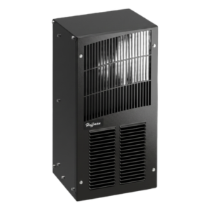 Aire Acondicionado Compacto Para Exterior, Uso en Gabinetes de Telecomunicaciones de Grado Industrial, Frío T20, 2000 BTU, 115 Vca, de Acero, Color Negro