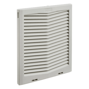 Rejilla de Escape para Ventilador con Filtro HG / Protección IP54 / Compatible con Ventiladores HF13 de 13 in (325 mm) / De Plástico / Color Gris Claro