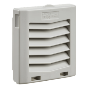 Rejilla de Escape para Ventilador con Filtro HG / Protección IP54 / Compatible con Ventiladores HF05 de 5 in (127 mm) / De Plástico / Color Gris Claro