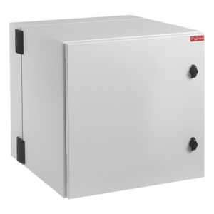 Gabinete Industrial ProTek de 12 UR de 612 x 600 x 760 mm Puerta Sólida de , Protección NEMA Tipo 4/12; IP66, Abatible, Fabricado en Acero, Color Gris Claro