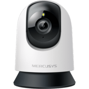 Cámara de Seguridad Wi-Fi Doméstica Pan/Tilt / 2 Megapíxeles (1080p) Full HD / Visión Nocturna hasta 40 ft (12.2 m) / Detección de Personas y Llanto de Bebé / Seguimiento de Movimiento / Audio Bidireccional / Alma