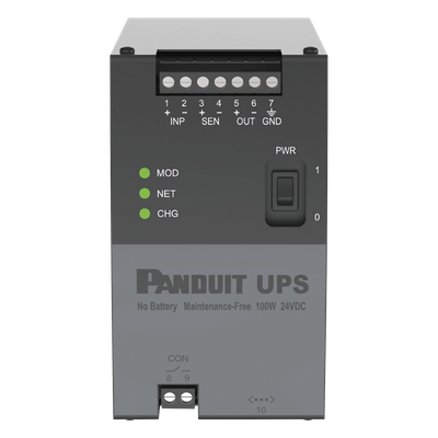 UPS Industrial de 100 Watts, 24 Vcd de Entrada, Instalación en Riel DIN Estándar de 35mm, Temperatura de operación de -40 a 60 ºC - Imagen 2