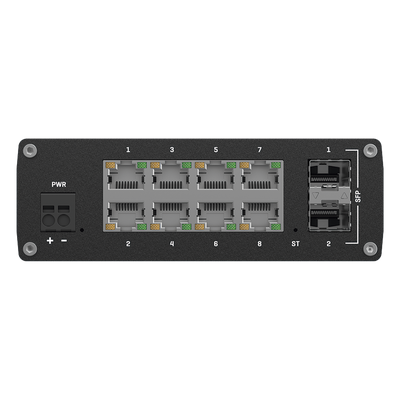 Switch Industrial Administrable L2, 8 puertos GE + 2 SFP, Soporta Profinet - Imagen 2