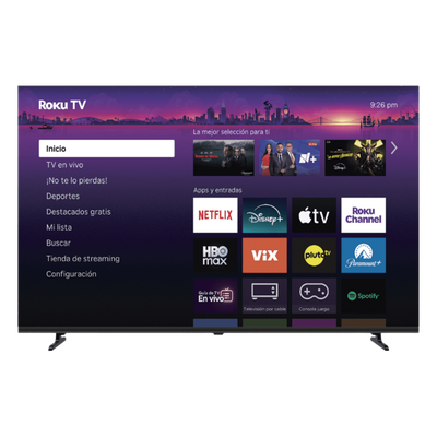 ROKU SmartTV QLED 98 pulgadas / Resolucion 4K UHD / Pantalla Gigante 2.19m × 1.25m / Audio Dolby 12W+12W / 3 HDMI con ARC-CEC / WiFi / VESA 700x400 - Imagen 2