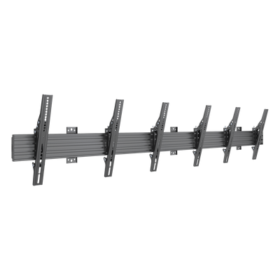 Soporte de Pared para TV / Riel Triple 400T / Capacidad 110 lbs (50 kg) / Compatible 32"-65" / VESA 100x100-600x400 mm / Ajuste Ángulo 5°-15° / Montaje Profesional - Imagen 2