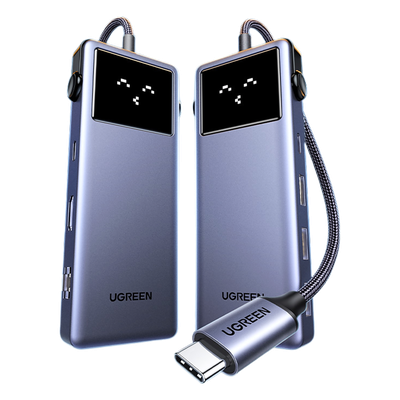 Hub USB-C 7 en 1 / USB-C a HDMI 4K 60Hz / 2x USB-A 3.0 + USB-C 3.0 + USB-A 2.0 / Gigabit Ethernet / PD 100W / Cable 20 cm (7.9 in) - Imagen 2