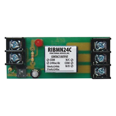 Relevador de control piloto SPDT de montaje en riel de 2.75 pulgadas, bobina 24 VAC/CD, contactos de 15 A - Imagen 2