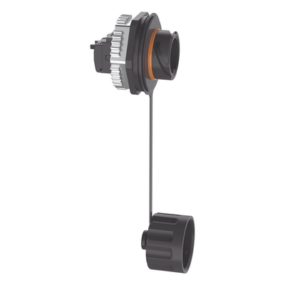 Conector Jack RJ45 de Uso Industrial Estilo TG, Blindado Categoría 6A, Con Tapa Protectora, Protección IP67 - Imagen 3