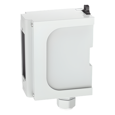 Panel de Parcheo Modular para Fibra Óptica, de Instalación en Riel DIN Estándar de 35 mm (1.38 pulgadas), Acepta Una Placa Acopladora FAP, Color Gris - Imagen 3