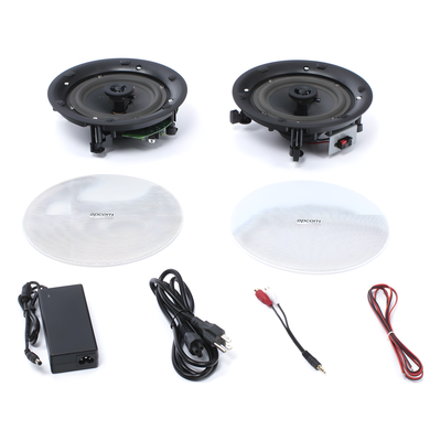 Kit de Bocinas de plafón 6.5in | Conexión Bluetooth | 2 x 20W | Frameless | Bocina Pasiva + Bocina Activa | - Imagen 4