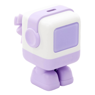 Cargador Mini GaNRobot 30W serie UNO | 1 USB-C de Carga Rápida | Tecnología GaN II | Multiprotocolo PD/QC/SCP/FCA | Carga Inteligente | Pantalla LED | Zapato Magnético Extraíble | Thermal Guard | Color Lila. - Imagen 4