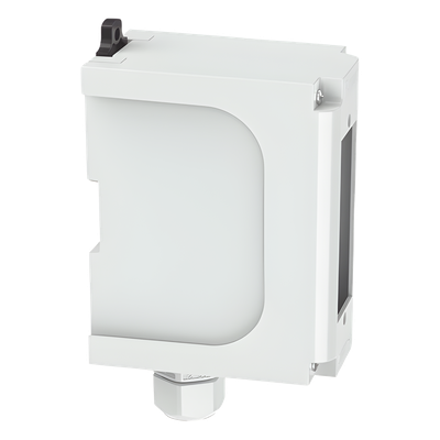 Panel de Parcheo Modular para Fibra Óptica, de Instalación en Riel DIN Estándar de 35 mm (1.38 pulgadas), Acepta Una Placa Acopladora FAP, Color Gris - Imagen 4