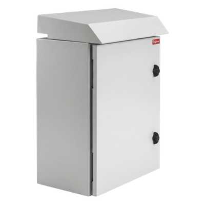 Gabinete Rack 19 UR ProTek Tipo 3R Exterior con Ventiladores y Termostato / 92.2 cm x 60 cm x 61 cm / Acero Gris RAL 7035 - Imagen 3