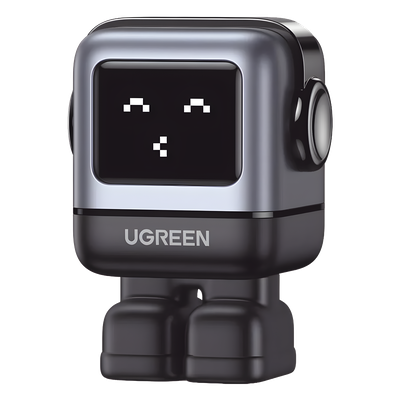 Cargador RobotGaN de 65W Serie UNO | 3 Puertos de Carga Rápida | 2 USB-C | 1 USB-A | PD 3.0 | QC 4.0 | Carga Inteligente | Tecnología GaN II | Zapato Magnético Extraíble | Carcasa Ignífuga | Pantalla LED - Imagen 2
