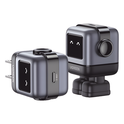 Cargador Mini GaNRobot 30W serie UNO | 1 USB-C de Carga Rápida | Tecnología GaN II | Multiprotocolo PD/QC/SCP/FCA | Carga Inteligente | Pantalla LED | Zapato Magnético Extraíble | Thermal Guard | Color Negro. - Imagen 2