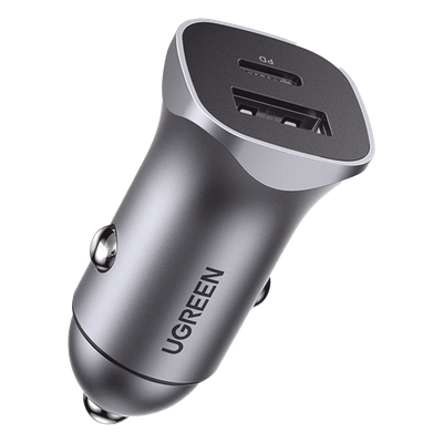 Cargador de Auto 30W | 2 Puertos USB-A y USB-C | Carga Rápida | Compatible con Vehículos de 12 y 24 VCD | PD3.0, QC4.0, SCP, PPS | Indicador Led | Diseño Compacto | Chip Inteligente | Caja de Aluminio - Imagen 2