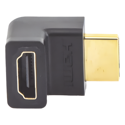 Adaptador HDMI de 90 Grados Macho a Hembra / Hacia Arriba / HDMI 2.0 4K@60Hz / Proporciona Flexibilidad Sin Doblar los Cables HDMI - Imagen 2