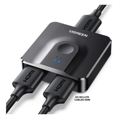 Switch/Divisor HDMI 4K 60Hz (Splitter) | Bidireccional (2 Entradas 1 Salida/1 Entrada 2 Salidas | Switch Conmutable | Led Indicador | 3D | HDR | Dolby Atmos | Potente Chip IC | Diseño Compacto | No Requiere Energía - Imagen 2