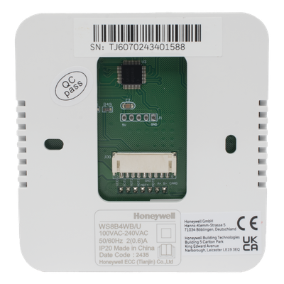 Controlador de temperatura de pared para fan coil de 2 o 4 tubos, salida on/off para válvula, control de ventilador manual o automático - Imagen 2