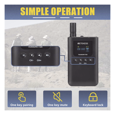 Kit para guía turístico de 1 transmisor y 10 receptores - Imagen 6