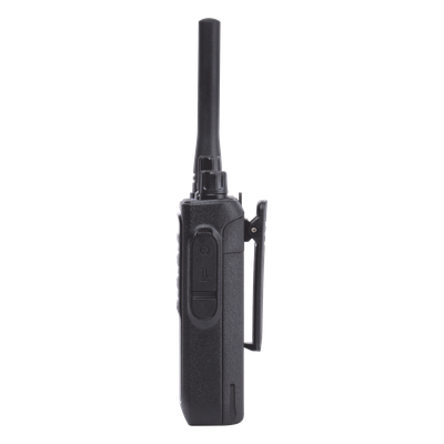 Radio Portátil Analógico UHF 400-470 MHz / 2W / 16 Canales / VOX Manos Libres / Batería 6-8 hrs / CTCSS/DCS / 161 g (5.68 oz) - Imagen 2