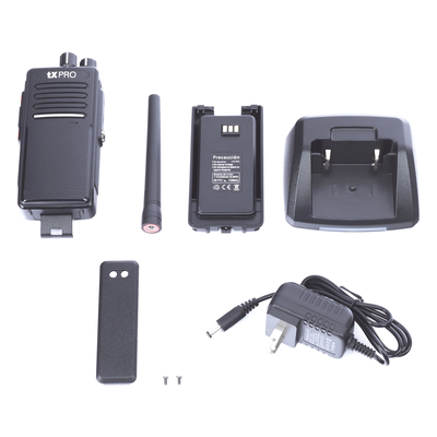 Radio Portátil VHF 136-174 MHz, Digital DMR y Analógico, 5 W, Incluye antena, batería, cargador y clip, 16 canales preconfigurados - Imagen 5