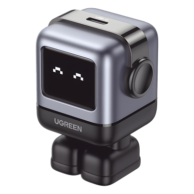Cargador Mini GaNRobot 30W serie UNO | 1 USB-C de Carga Rápida | Tecnología GaN II | Multiprotocolo PD/QC/SCP/FCA | Carga Inteligente | Pantalla LED | Zapato Magnético Extraíble | Thermal Guard | Color Negro. - Imagen 3