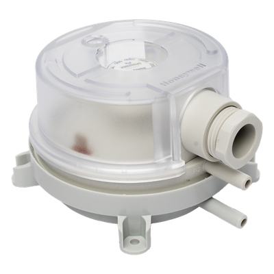 Presostato diferencial de aire para ductos con ajuste por perilla, rango 500 a 2500 Pa, contacto SPDT, para monitoreo de filtros y ventiladores - Imagen 3