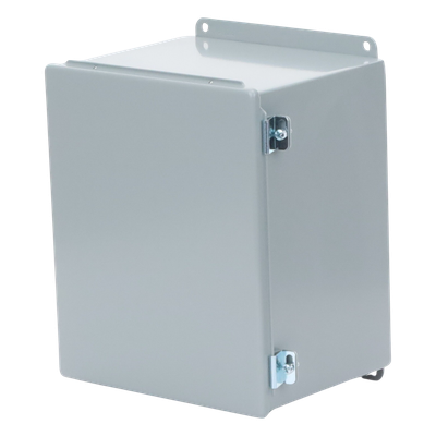 Gabinete de Bisagra Continua NEMA 12; IP66 de Uso en Intemperie, 305 x 254 x 203 mm, De Acero, Color Gris - Imagen 3