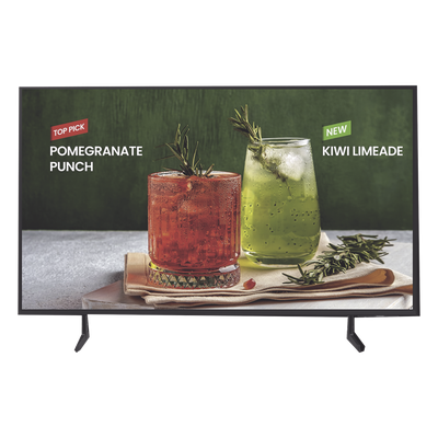 Televisión para Negocios 98" / UHD 4K (3840x2160p) / 250 nit / Tizen OS / HDMI / WiFi 5 / Bocinas 20W / eARC / Operación 16/7 / VESA 600x400 - Imagen 3