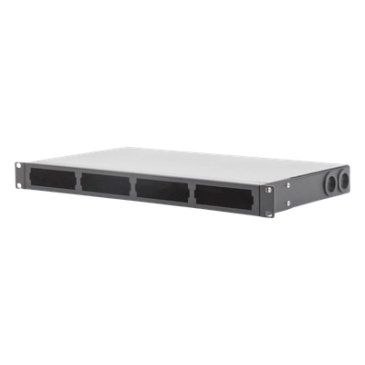 Distribuidor de Fibra Óptica Vacío 19 Pulgadas, Acepta 4 Placas Acopladoras de Linkedpro, Hasta 24 Fibras, 1UR, Incluye Charola de Empalme - Imagen 4
