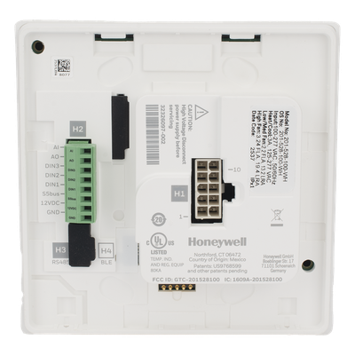 INNCOM e7 EMS / Termostato de Gestión Energética / 100-277 VAC / FCU 2 y 4 Tubos / BACnet MS/TP y Wi-Fi / Sensor PIR / Blanco Hielo - Imagen 4