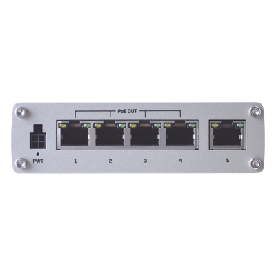 Switch Industrial No-Administrable 5 puertos Gigabit, PoE en 4 puertos 802.3af/at (120W) - Imagen 4