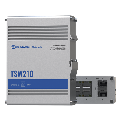 Switch Industrial No-Administrable 8 puertos Gigabit, 2 SFP 1G - Imagen 4
