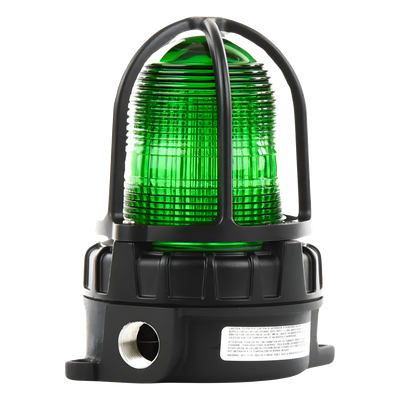 Luz de advertencia LED para ubicaciónes peligrosas, montaje para superficies, 24 VCD, color Verde - Imagen 4