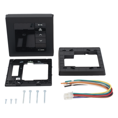 INNCOM e7 EMS / Termostato de Gestión Energética / 100-277 VAC / FCU 2 y 4 Tubos / BACnet MS/TP y Wi-Fi / Sensor PIR / Ónix Negro - Imagen 5