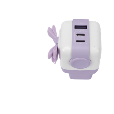Cargador RobotGaN de 65W Serie UNO | 3 Puertos de Carga Rápida | 2 USB-C | 1 USB-A | PD 3.0 | QC 4.0 | Carga Inteligente | Tecnología GaN II | Zapato Magnético Extraíble | Carcasa Ignífuga | Pantalla LED - Imagen 7